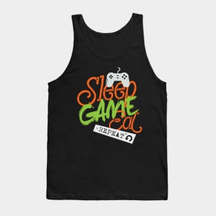 Eat Sleep Game Repeat Tank Top